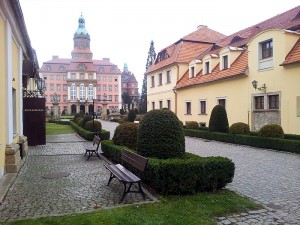 Widok na Zamek Książ