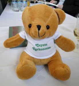 Maskotka promująca nowe zasady segregacji odpadami. Foto: Krzysztof Tęcza