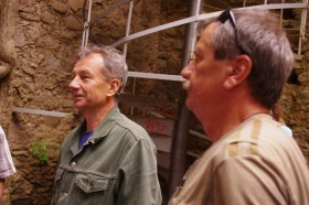 Prof. Jerzy Piekalski i Wojciech Grabowski