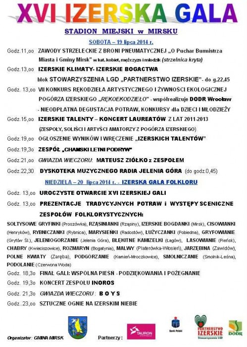 XVI gala ostat