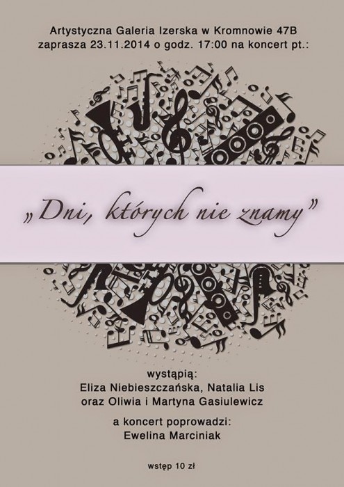 plakat dni których nie znamy