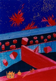 Marek Ostoja-Ostaszewski, z cyklu ESCHATON, 1982 r., 48×33 cm