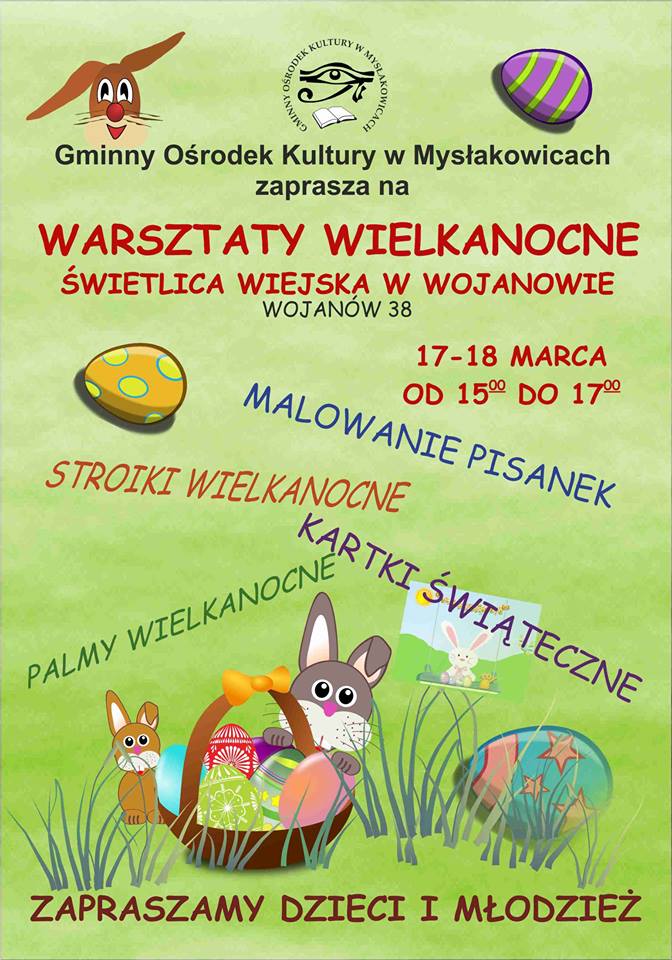 PlakatWarsztartyWielkanocne